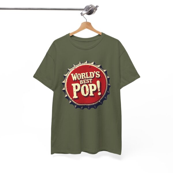 5142281548431454068_2048.jpeg World's Best Pop Vintage Bottle Cap Men's T-Shirt | Retro Graphic Tee