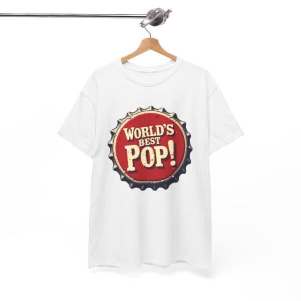 5525072550690378644_2048.jpeg World's Best Pop Vintage Bottle Cap Men's T-Shirt | Retro Graphic Tee