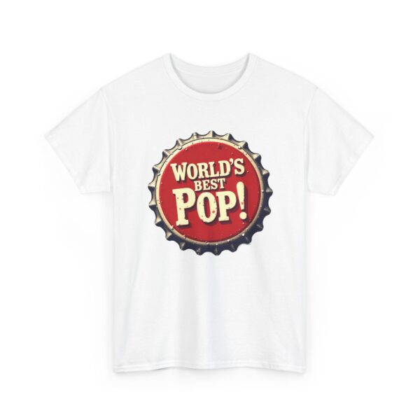 7232901339136873670_2048.jpeg World's Best Pop Vintage Bottle Cap Men's T-Shirt | Retro Graphic Tee
