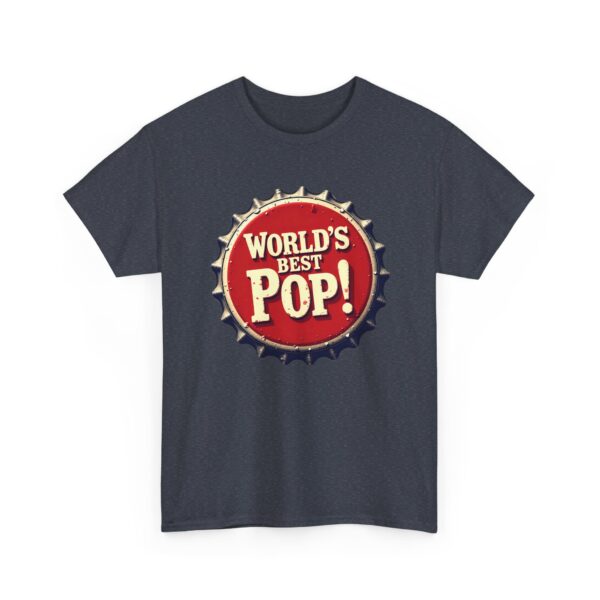 8395504005494298753_2048.jpeg World's Best Pop Vintage Bottle Cap Men's T-Shirt | Retro Graphic Tee