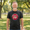 bestpop__00002_ World's Best Pop Vintage Bottle Cap Men's T-Shirt | Retro Graphic Tee