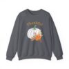 11357385039807255445_2048.jpeg Thankful Sweatshirt Floral Pumpkin Fall Crewneck Thanksgiving Sweatshirt