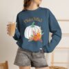 14962658817395600002_2048.jpeg Thankful Sweatshirt Floral Pumpkin Fall Crewneck Thanksgiving Sweatshirt