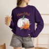1509600910391764057_2048.jpeg Thankful Sweatshirt Floral Pumpkin Fall Crewneck Thanksgiving Sweatshirt
