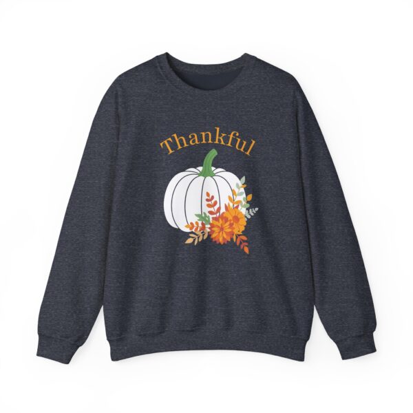 1549295441412139160_2048.jpeg Thankful Sweatshirt Floral Pumpkin Fall Crewneck Thanksgiving Sweatshirt