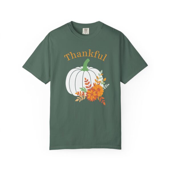 16749542802147020068_2048.jpeg Thankful" Floral Pumpkin Comfort Colors Graphic Tee