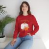 17773768530052066228_2048.jpeg Thankful Sweatshirt Floral Pumpkin Fall Crewneck Thanksgiving Sweatshirt