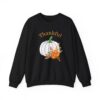 2824040038882369355_2048.jpeg Thankful Sweatshirt Floral Pumpkin Fall Crewneck Thanksgiving Sweatshirt