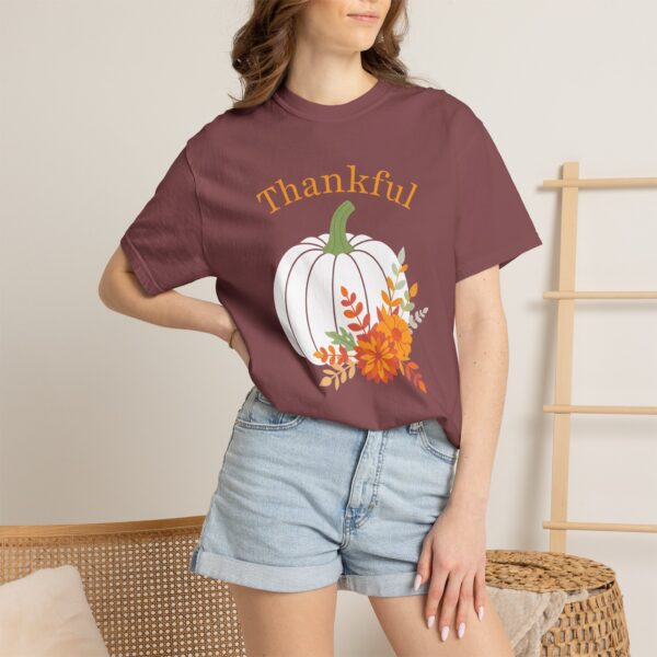 2892637780277220310_2048.jpeg Thankful" Floral Pumpkin Comfort Colors Graphic Tee