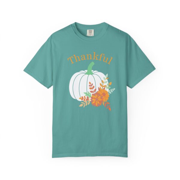 4282675230171172448_2048.jpeg Thankful" Floral Pumpkin Comfort Colors Graphic Tee
