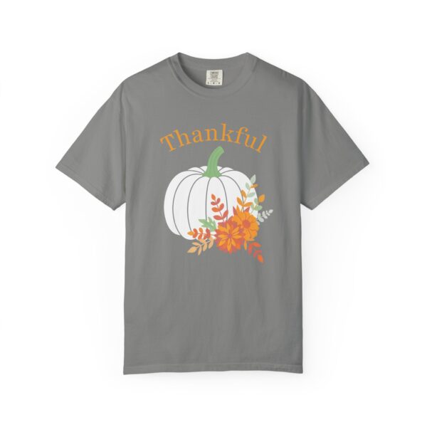 4509399202999410600_2048.jpeg Thankful" Floral Pumpkin Comfort Colors Graphic Tee