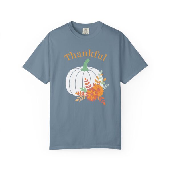 7569932190670260587_2048.jpeg Thankful" Floral Pumpkin Comfort Colors Graphic Tee