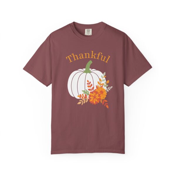 8582587944851937979_2048.jpeg Thankful" Floral Pumpkin Comfort Colors Graphic Tee